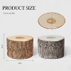 MaseiKar Large Pouf Cover Ottoman Round Poufs Funny Wood Log Trunk Ottomans for Living Room Foot Rest Footstool for Under Desk - 3 of 4