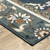 9'10"x12'10" Farrah Bohemian Border Medallion Area Rug Blue/Beige - Captiv8e Designs: Large Traditional Indoor Rug - 3 of 4