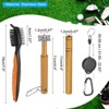Unique Bargains Golf Clean Tool Set Brush and 2 Club Groove Sharpeners - 2 of 4