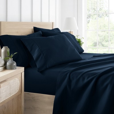 Solid 6 Piece Sheet Set - Ultra Soft, Easy Care - Becky Cameron (Extra Pillow Cases!)