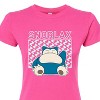Women's - Pokémon - Snorlax Fitted Graphic T-Shirt - 2 of 3