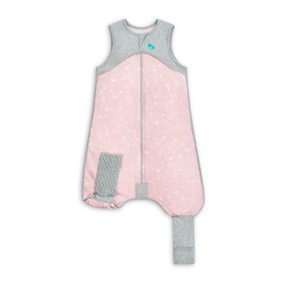 Love to Dream Organic Cotton Sleeveless Sleep Suit (0.2 TOG) - Stellar Dusty Pink