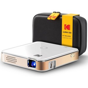 Kodak Luma 150 Pico Projector, Rechargeable Ultra Mini Projector with Travel Case - 1 of 4