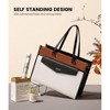 Laptop Bag for Women, 15.6'' Laptop Tote Purse 2-in-1 Professional Work Bag Business Briefcase - 4 of 4