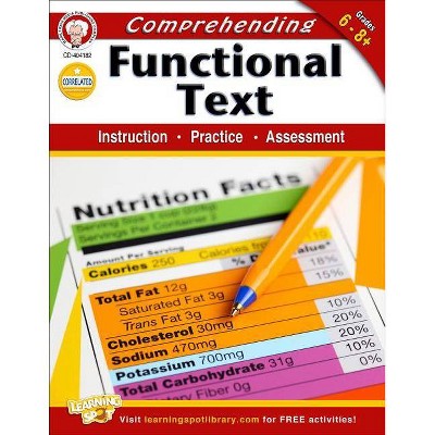 Comprehending Functional Text, Grades 6-8 - by  Schyrlet Cameron & Suzanne Myers (Paperback)