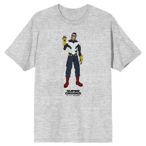 Super Crooks Johnny Bolt Men's Athletic Heather T-shirt - 1 of 1
