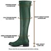 Allegra K Women's Zipped Low Block Heel Over Knee High Fashion Boots - 3 of 4