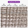 PURPLE LEAF Bar Stools Set of 2 Height Metal Bar Chairs with Back Modern Aluminum Tall Comfy Wicker Woven Boho Barstools Garden Pool Patio Outdoor - 4 of 4