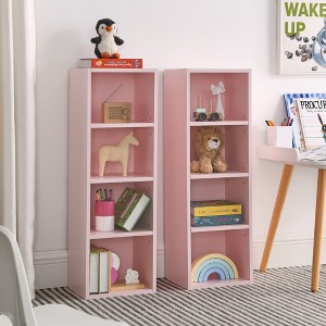 KTMBDW 8-Tier Media Tower Rack, CD DVD Slim Storage Cabinet with Adjustable Shelves, Tall Narrow Bookcase Display Bookshelf for Home Office - 1 of 4