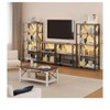 Bookshelf with Smart LED Light Open Display Shelves for Books Storage Organizer for Home Office - 2 of 4