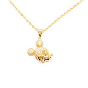 Aria Jeweler Inc Chain with Mickey Mouse Pendant - 1 of 3