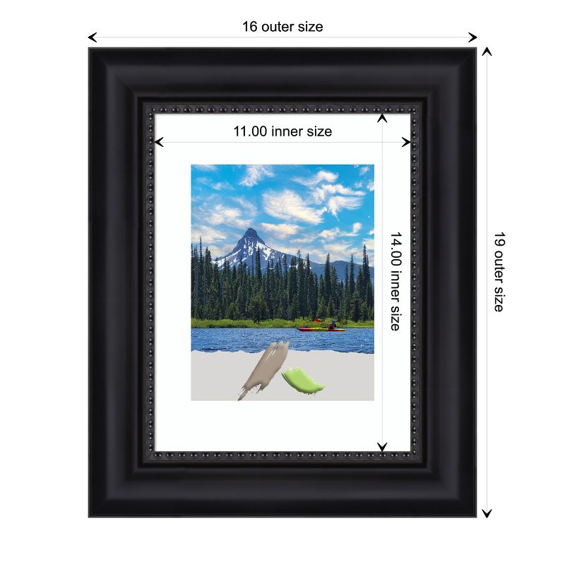 Amanti Art Astor Black Picture Frame, 4 of 11