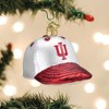 Old World Christmas Blown Glass Ornament for Christmas Tree, Indiana Baseball Cap - 3 of 3