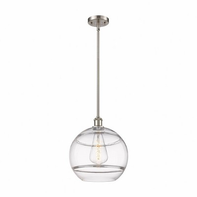 Rochester - 1 Light Stem Hung Mini Pendant In Industrial Style-13.38 Inches Tall and 12 Inches Wide