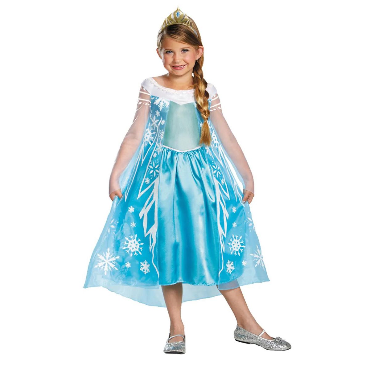 Girls' Disney Frozen Elsa Deluxe Costume - thumbnail 6