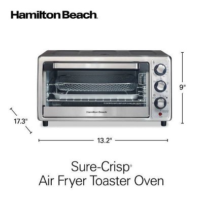 Hamilton Beach Sure-Crisp Air Fryer Toaster Oven Black - 31418 - Thumbnail 4
