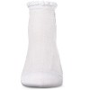 Memoi Girls' Rope Stitch Anklet Socks - 2 of 4