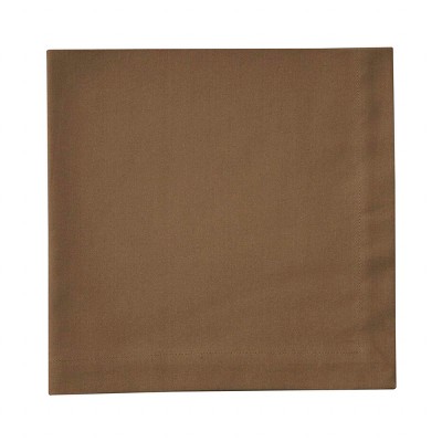 Split P Elements Solid Napkin Set - Brown