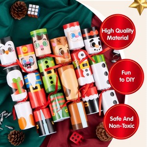 Joyfy 12-Pack Christmas Party Favors – Non-Snap Holiday Table Favors with Festive Characters for Kids & Adults - 1 of 4