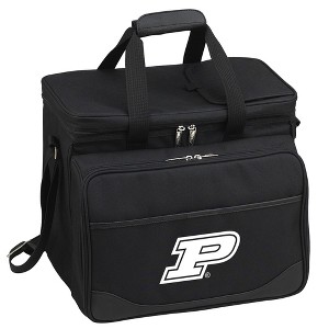 NCAA Purdue Boilermakers Soft Sided Cooler with Four Person Picnic Set - 1 of 4