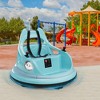 Toddlers Bumper Car, 12V Ride On Toy Car for Kids, Electric Ride On Car w/Remote Control, Baby Bumping Toy Car 2 Speeds, LED Lights, 360 Degree Spin - 3 of 4