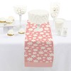 Big Dot of Happiness Pink Daisy Flowers - Petite Floral Party Paper Table Runner - 12 x 60 inches - 2 of 4