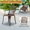 Karl Home | Bronze Aluminum Patio Dining Chair Set (2-Piece) - 4 of 4