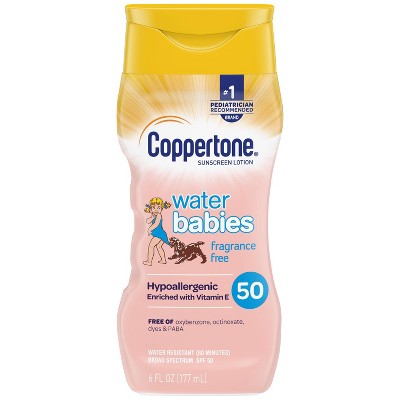 Coppertone Waterbabies Fragrance Free Sunscreen Lotion - SPF 50 - 6 fl oz