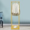 YIYIBYUS Gold Metal Floor-Standing Display Rack Clothes Rack Garment Rack - 3 of 4