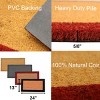 Evideco French Home Goods Sheltered Front Door Mat Coir Coco Fibers Rug 24x13 - 4 of 4