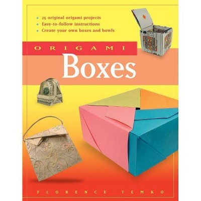 Origami Boxes - by  Florence Temko (Paperback)