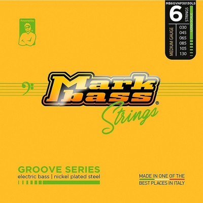 Markbass Markbass Groove Series Electric Bass Nickel Plated Steel Strings (30 - 130) Medium Gauge