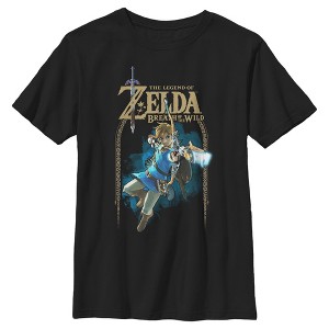 Boy's Nintendo Legend of Zelda Breath of the Wild Arch T-Shirt - 1 of 3