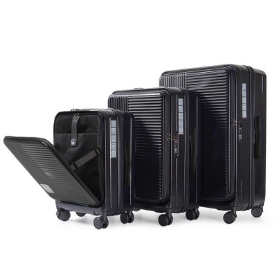 YONWAY 3 Piece Luggage Set, Expandable Hardside Carry-On Luggage, with front opening, with TSA lock & Spinner Wheels, for Travel