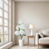 90cm Artificial Hydrangea Tree, Faux Tree With Flowers And Leaves, 36in Faux Hydrangea Flower With Planter For Indoor, Outdoor, Office, Home Decor - 2 of 4
