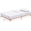 Kings Brand Furniture - Twin Size Metal Roll Out Platform Trundle Bed Frame for Daybed with Steel Slats - 3 of 4