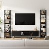 Narrow Bookshelf Tall Skinny Bookcase 6 Tier Storage Rack - 3 of 4