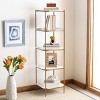 Sylvie 5 Tier Etagere - ETG3203 - White/Brass - Safavieh - 2 of 4