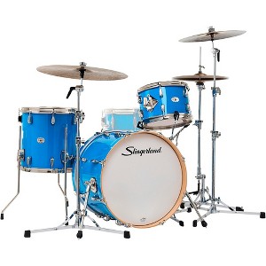 Slingerland Studio King 3-Piece Shell Pack with 20" Bass Drum Lunar Blue Lacquer - 1 of 4