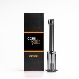 Cork Genius Air-Pump Wine Opener Wine Bottle Opener with Air Lift Technology for Bottle Opening Stainless-Steel Design - Non-Electric Wine Opener - 1 of 4