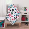 NoJo Marvel The Avengers Red, White, and Blue Super Soft Baby Blanket - 4 of 4