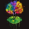 Men's Design By Humans Ohm Tree By Jazzlekat T-Shirt - 2 of 4