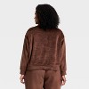 Women's Velour Ribbed 1/2 Zip Sweatshirt - All In Motion™ - 2 of 4
