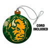 North Dakota State Tie Dye Wood Christmas Tree Holiday Ornament - 2 of 4