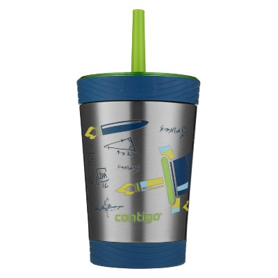 Contigo 14oz Kids Plastic Spill-Proof Tumbler with Straw Hedgehog 1 ct