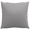 vidaXL Sofa Cushion Set of 4 Grey 100% polyester 16x16 in - 3 of 4