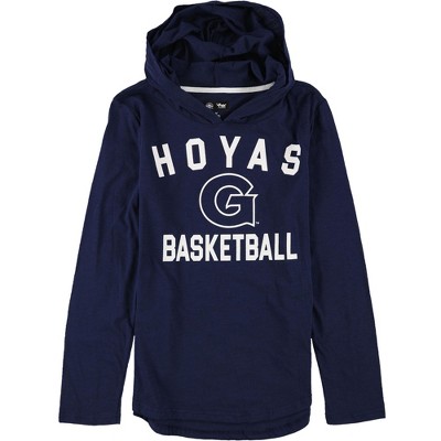 G-III Sports Womens Georgetown Hoyas Hooded Graphic T-Shirt