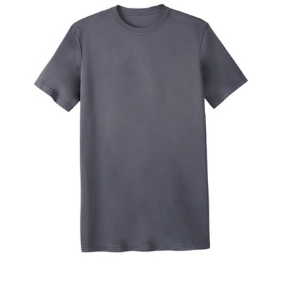 KingSize Men's Big & Tall No Sweat Longer-Length Short Sleeve Crewneck Tee