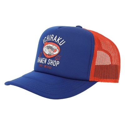 Naruto Shippuden Ichiraku Ramen Navy Blue Men's Foam Adjustable Trucker Hat