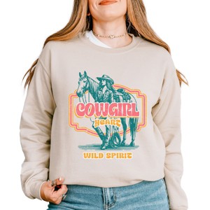 Simply Sage Market Wild Spirit Distressed Sweatshirt - 1 of 4